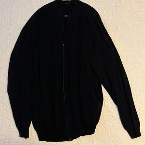 PMSS102 - Synrgy, Men’s XXLT, Black full zip sweater